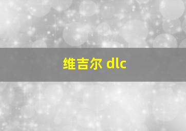 维吉尔 dlc